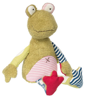 SIGIKID - GRENOUILLE PATCHWORK GREEN - UN MONDE RIGOLO
